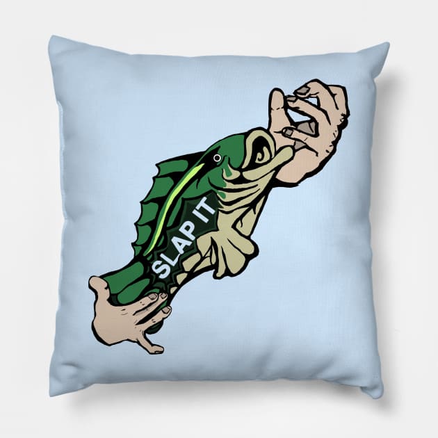 Slappin Bass Pillow by Rubynibur