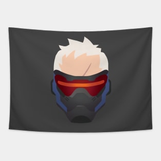 Minimalist Soldier 76 Tapestry