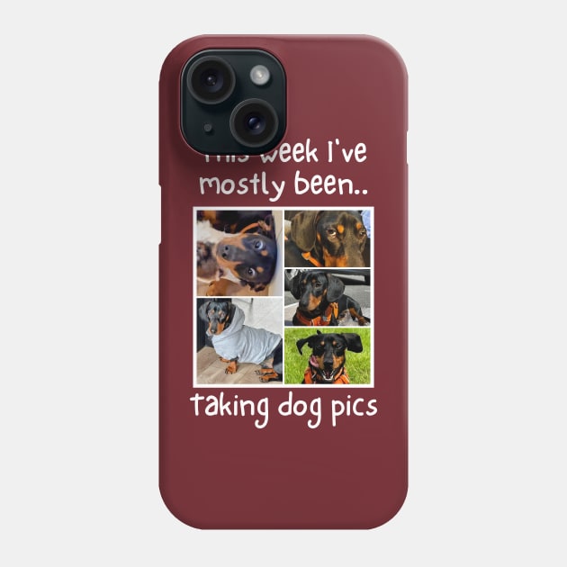 This week i've mostly been.. Taking Dog Pics Phone Case by The Rocky Plot 