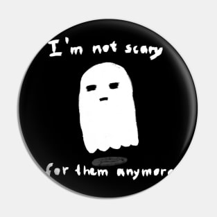 Sad Ghost character Pin