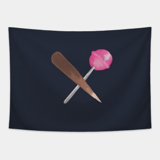 Buffy - Stake & Lollipop Emblem Tapestry