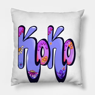 Koko The top 10 best Personalized Custom Name gift ideas for Koko girls and women Pillow