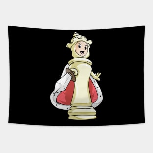 Beautiful queen as a chess piece Tapestry