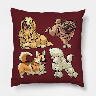 Pixel Dogs Collection Pillow