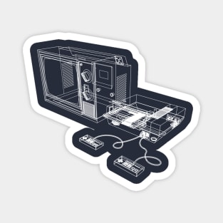 Wireframe Gaming Magnet