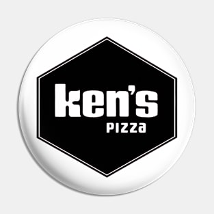 Ken's Pizza Black Logo Pin