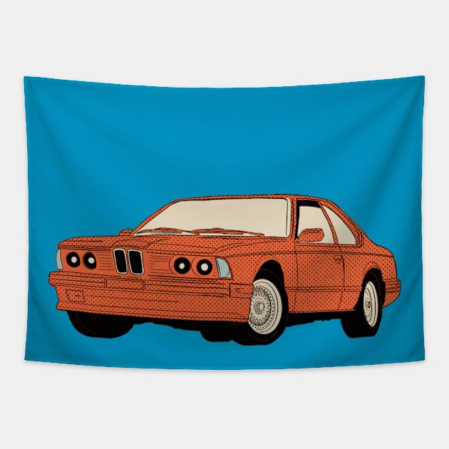 Retro Car Tapestry by narekmug