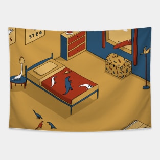 Dinosaur Bedroom Tapestry