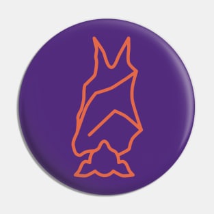 Bat Boys Logo - Bat Boys Orange Pin