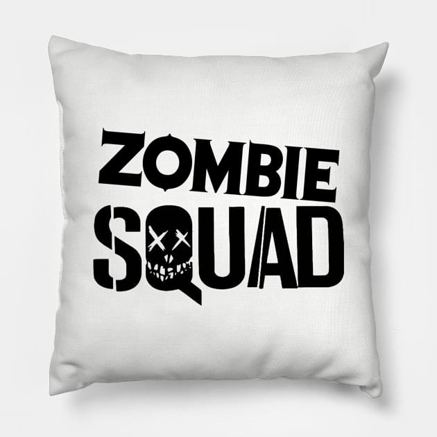 ZOMBIE SQUAD Logo Pillow by Zombie Squad Clothing