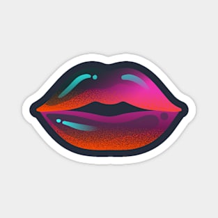 surreal lips Magnet