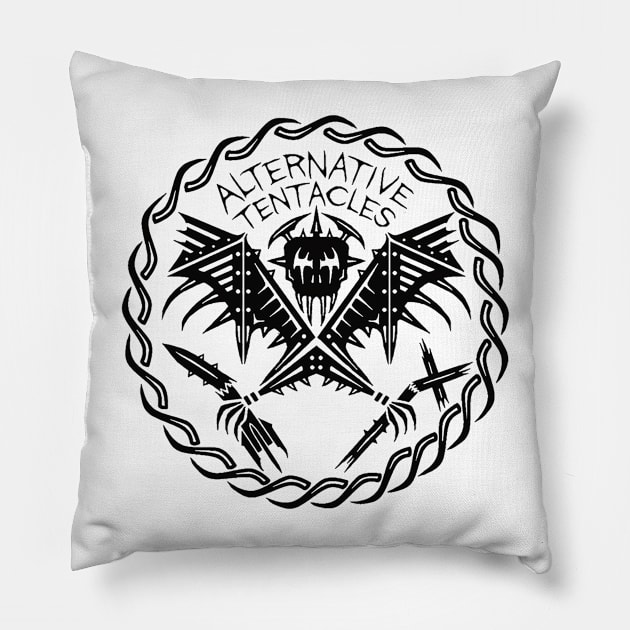 Alternative Tentacles Pillow by CosmicAngerDesign