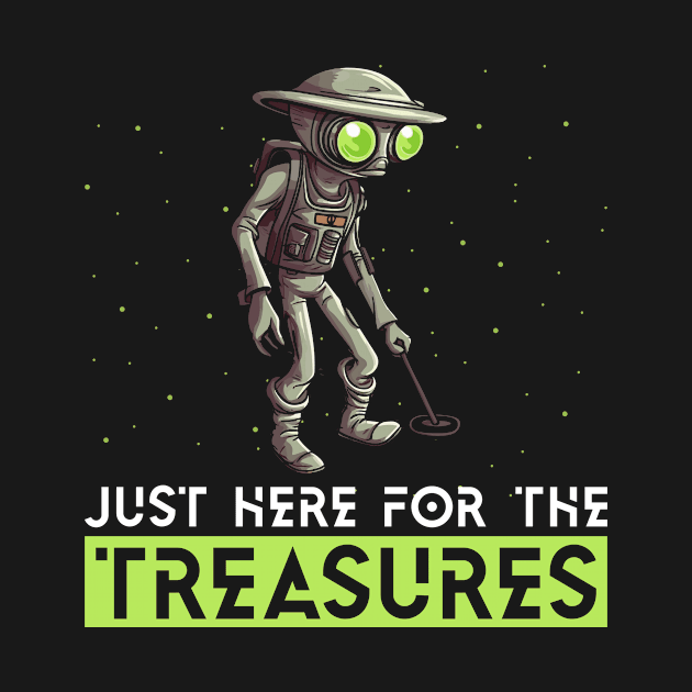 Alien As Detectorist - Metal Detecting Treasure Hunting by Anassein.os
