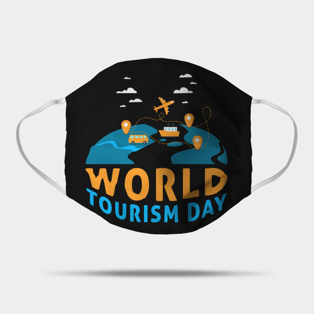 World Tourism Day Travel Across The Continent See World Aesthetic Mask Teepublic