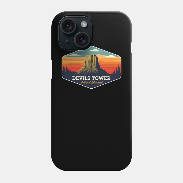 Devils Tower National Monument Phone Case by Mark Studio