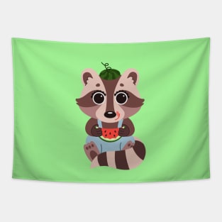 Cute raccoon Tapestry