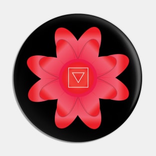 Root Chakra, Muladhara Chakra Yoga and Meditation Pin