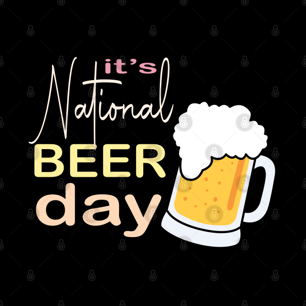 National Beer day by Designdaily