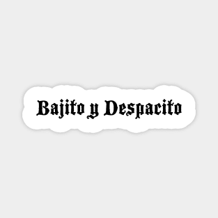 Bajito Y despacito - Low and Slow Mexican Lowrider Magnet