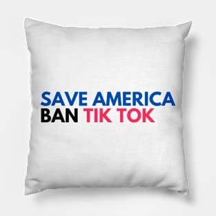 ban tiktok save america Pillow