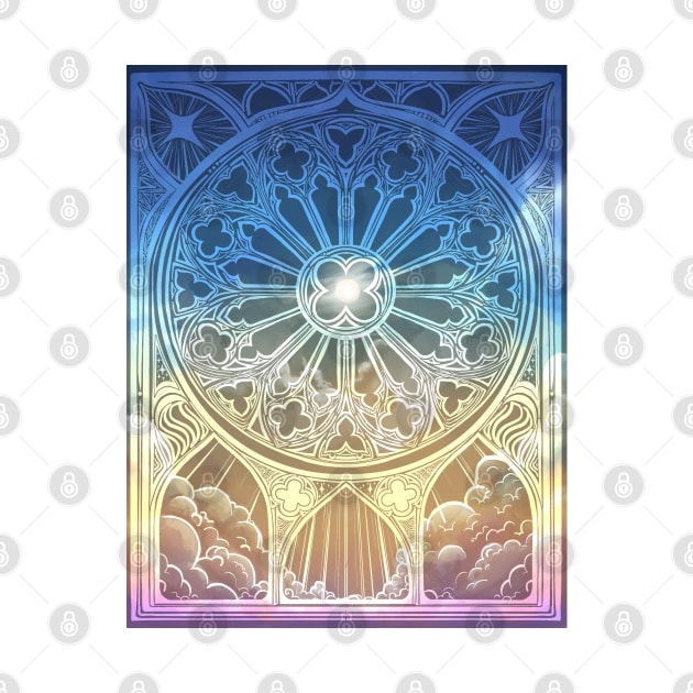 Heavenly stained glass by Haptica