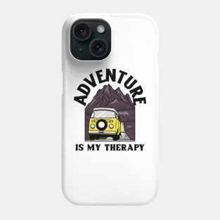 adventure is my therapy Phone Case