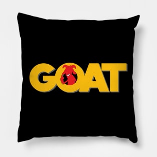 GOAT Greatest Of All Time Pillow