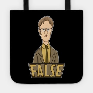 Dwight Schrute False The Office Tote
