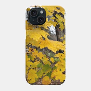 Lispe Yellow Leaves Phone Case