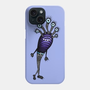 Funny Monster With Fancy Pants Phone Case