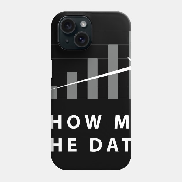 Show Me The Data - White Phone Case by SillyShirts