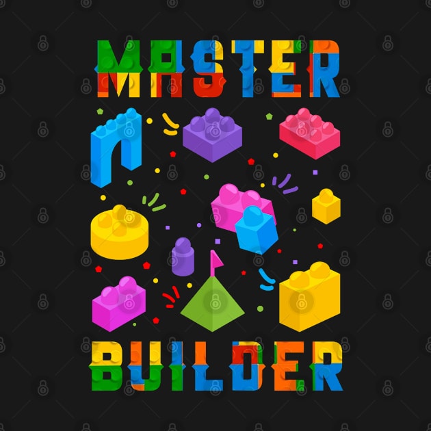 Brick Builder Funny Blocks Master Builder by Hesti Design