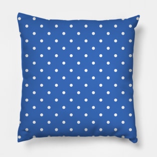 Blue Polka Dots, Polka Dot Pattern, Dots, Dotted Pillow