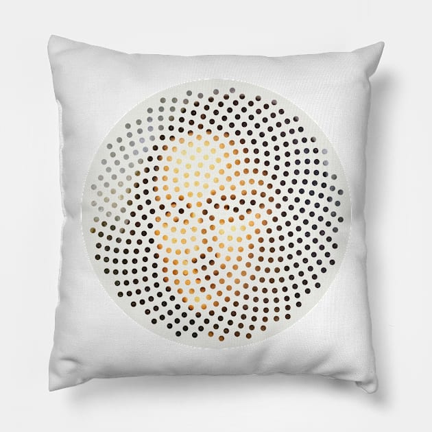 Optical Illusions - Mona Lisa Pillow by aklara