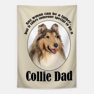 Collie Dad Tapestry