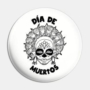 Día de Muertos - Sugar Skull Girl Pin