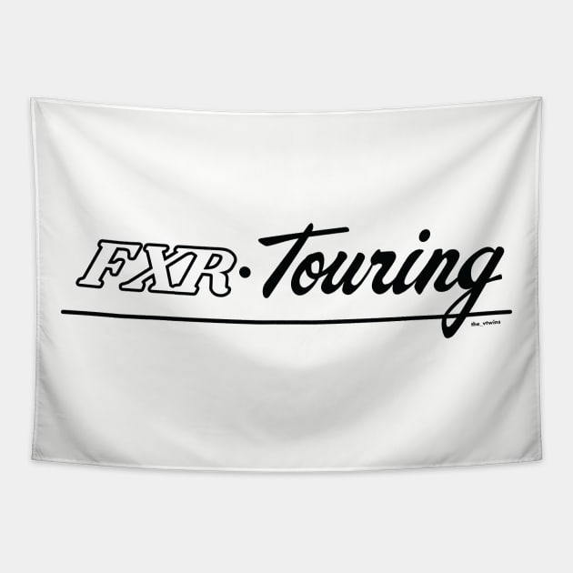 F X R - Touring Black and White 1 Tapestry by the_vtwins