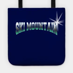 Ski mountain winter apparel Tote