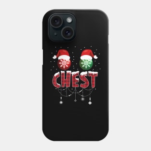 Funny Chest Nuts Couples Christmas Chestnuts Phone Case