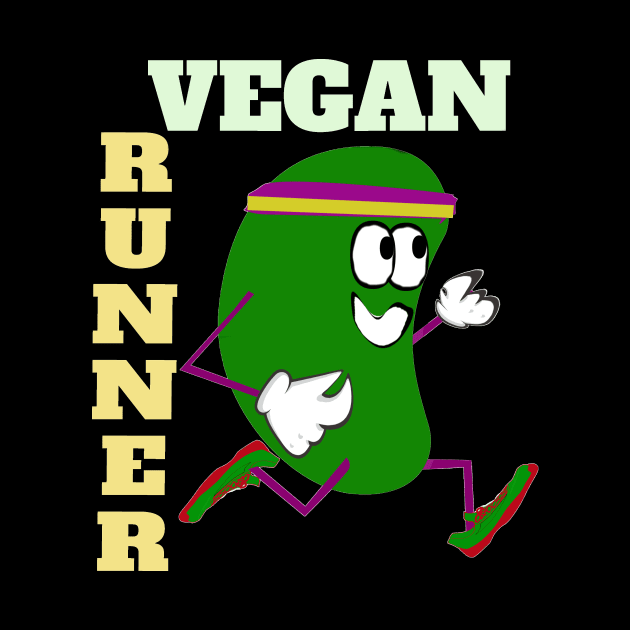 Cross Country Vegan Runner by PoetandChef