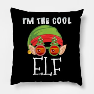 Christmas  I'm The Cool Spanish Elf - Gift for Spanish From Spain Pillow