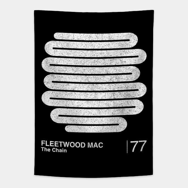 Fleetwood Mac / Minimalist Style Graphic Fan Artwork Design Tapestry by saudade