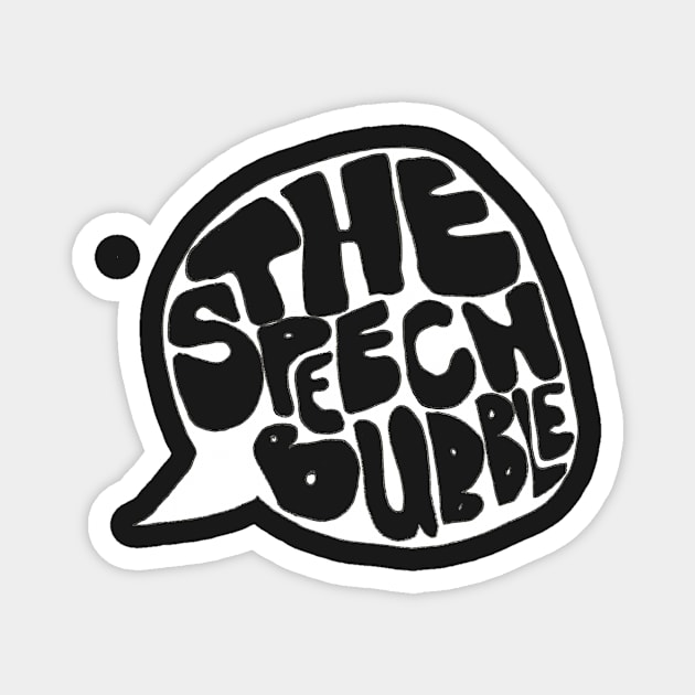 The Speech Bubble Magnet by 1Redbublppasswo