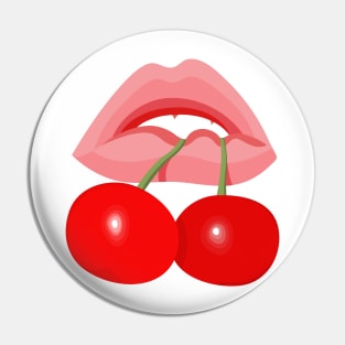 Cherry Lips Pin