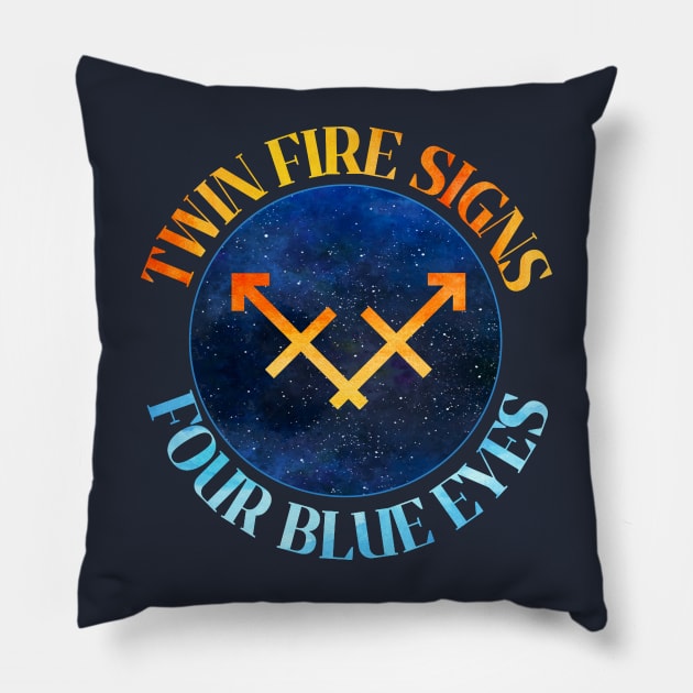 Twin Fire Signs Taylor Swift Pillow by Mint-Rose