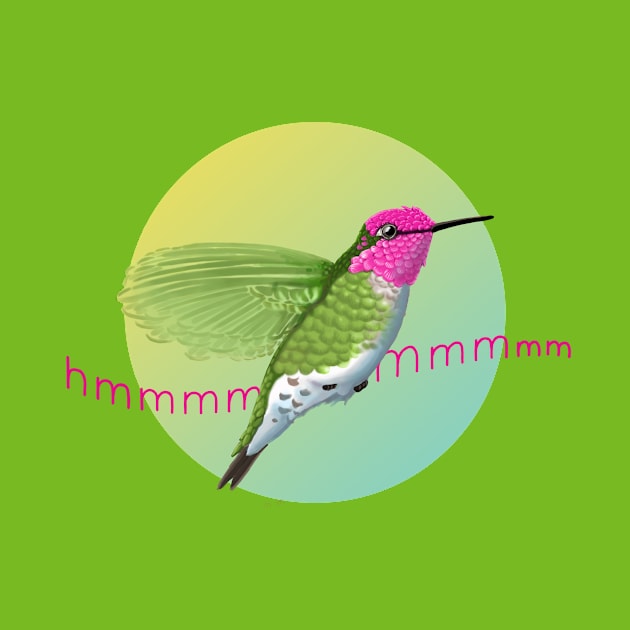 Hummingbird Humming by John Himmelman