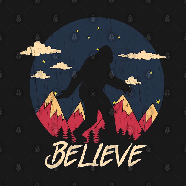 Bigfoot believe by Theretrotee