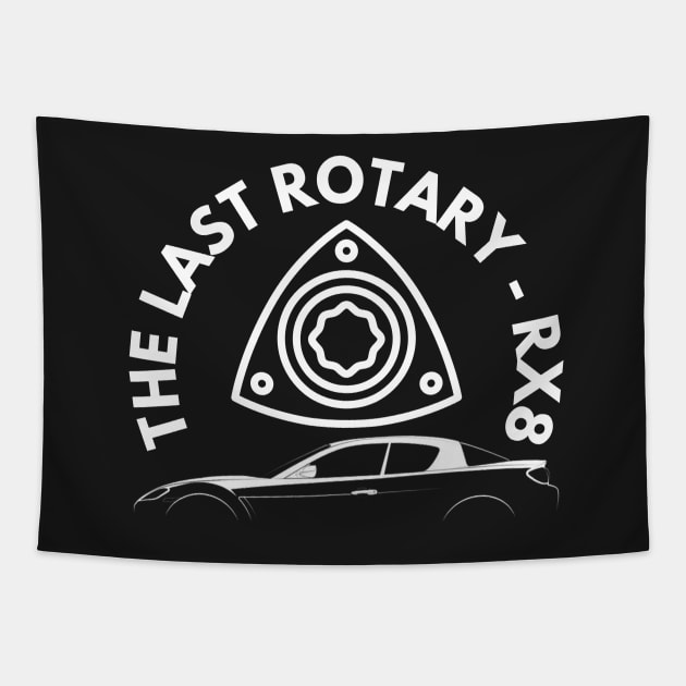 The Last Rotary - RX8 Tapestry by MOTOSHIFT