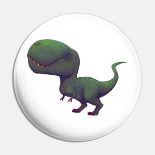 Green T-Rex Pin