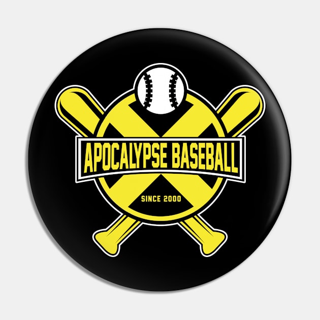 Apocalypse Baseball Pin by Lazarino